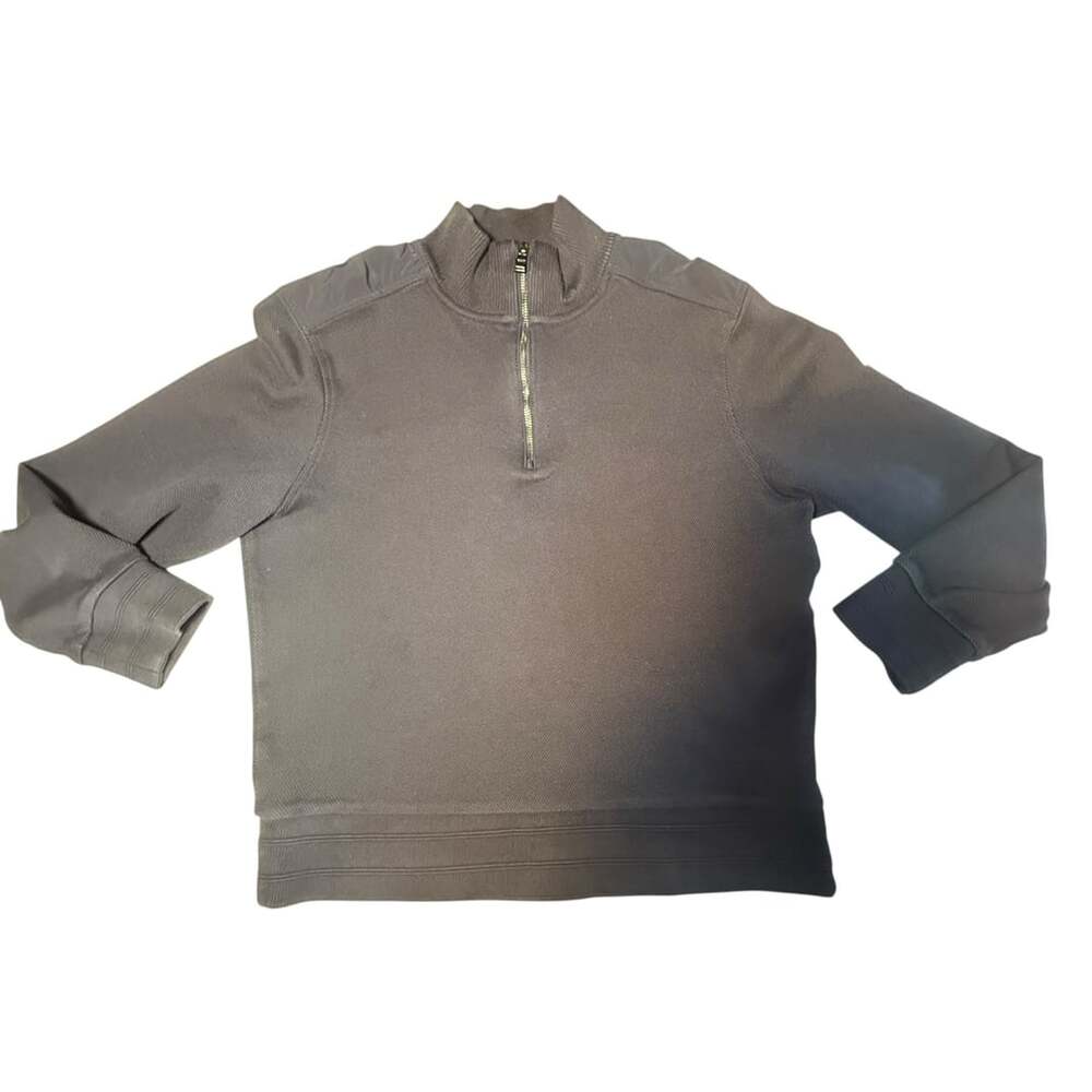 BOSS Small Hugo Boss Mercerised Quarter Zip Pullover